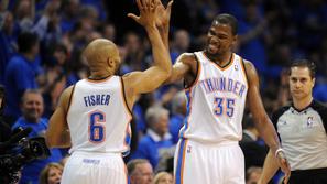 Derek Fisher Durant Oklahoma Memphis končnica