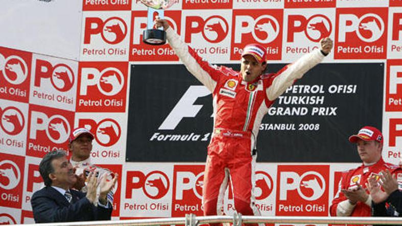 Lani je v Istanbulu zmagal Massa, drugi je bil Hamilton, tretji pa Räikkönen.