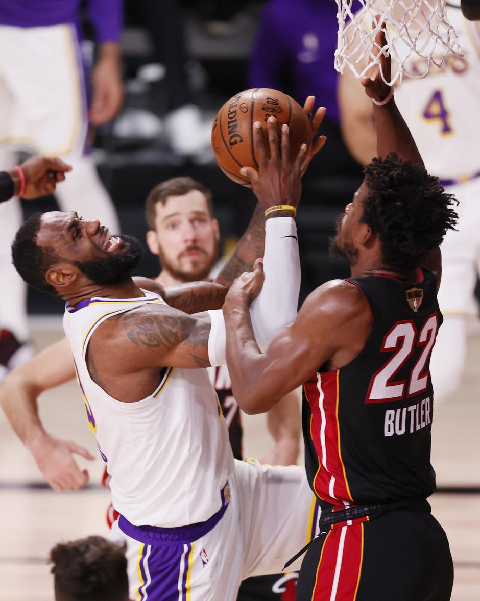 LeBron James Goran Dragić Jimmy Butler Heat Lakers | Avtor: Epa
