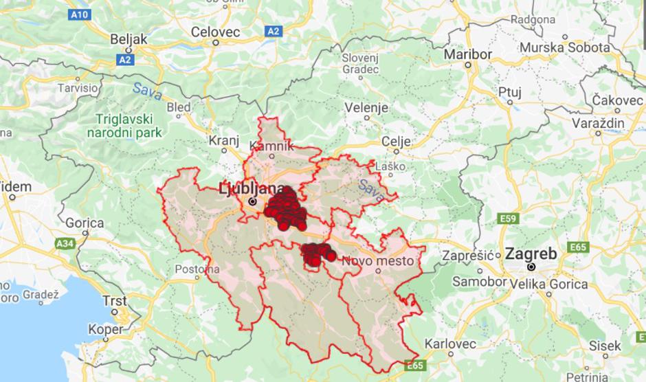 Odjemalci Elektra Ljubljana brez elektrike | Avtor: Elektro Ljubljana