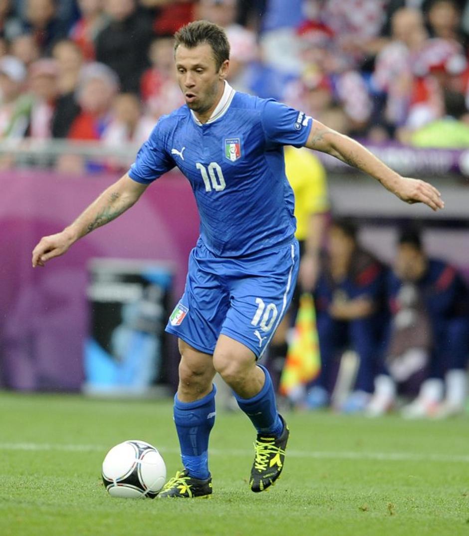 Antonio Cassano Italija Euro 2012 | Avtor: EPA