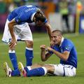 Chiellini Balzaretti Irska Italija Poznanj Euro 2012 poškodba