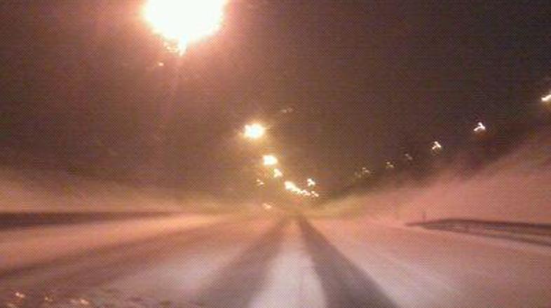 Prizor z ljubljanske obvoznice. (Foto: bralec)