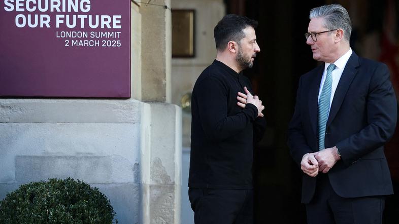 Zelenski in Starmer v Londonu
