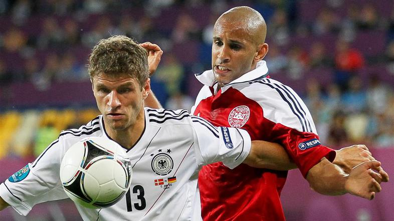 Müller Simon Poulsen Nemčija Danska Lviv Euro 2012