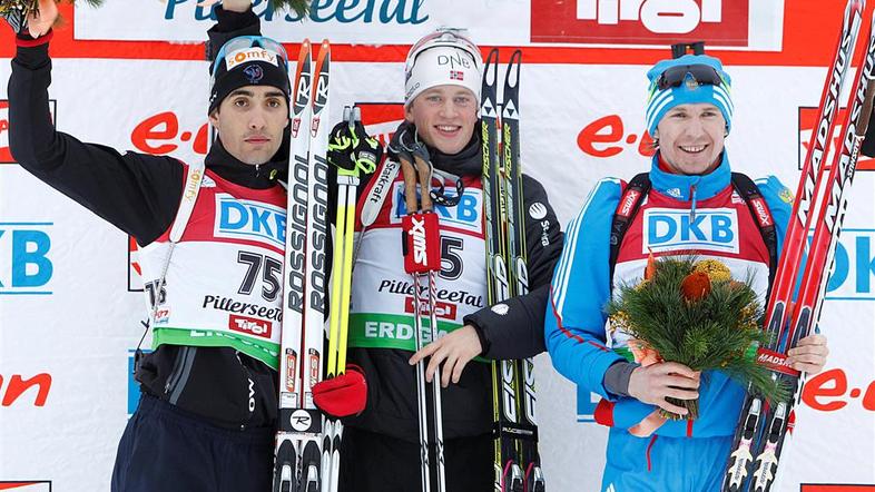 Fourcade Boe Lapšin Hochfilzen biatlon sprint 10 km