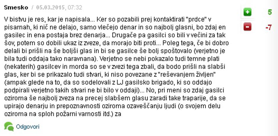 gasilci komentar | Avtor: Žurnal24 main