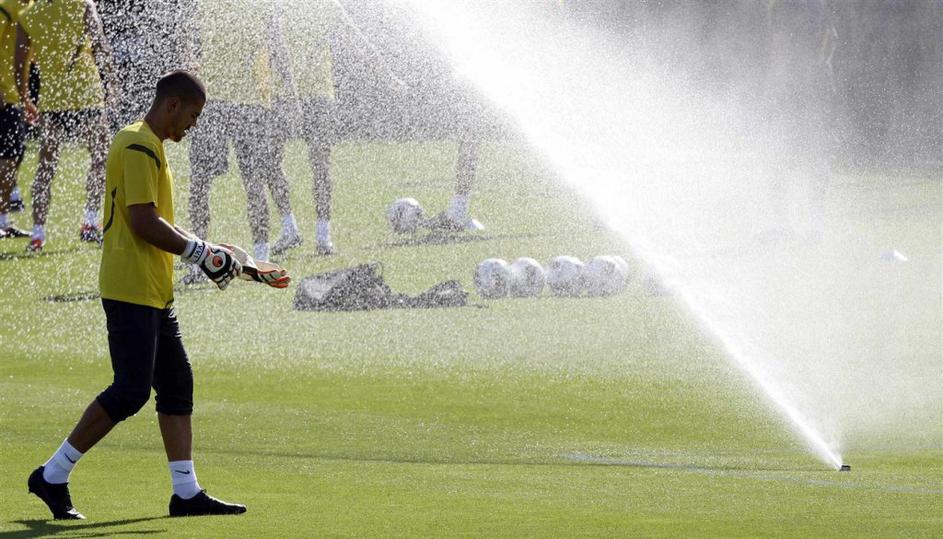 Barcelona, trening, valdes
