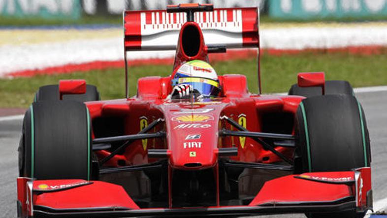 Massa je bil v nedeljo deveti, Räikkönen šele 14.