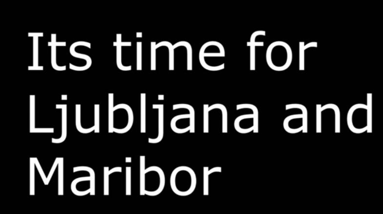 Čas je za Ljubljano in Maribor