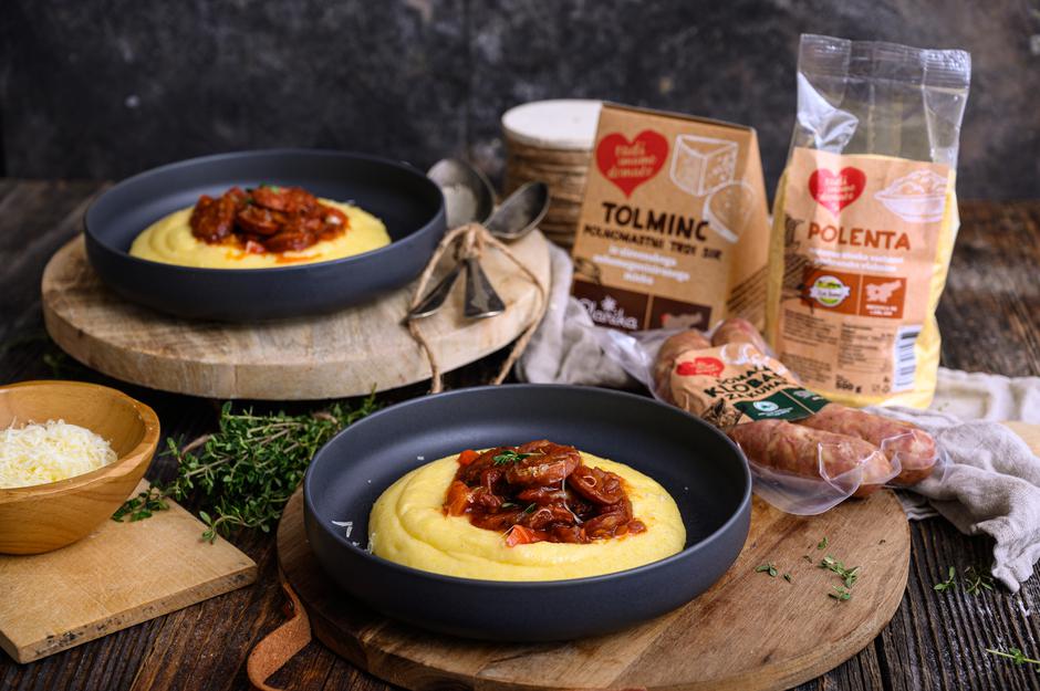 polenta s tolmincem mercator | Avtor: Mercator