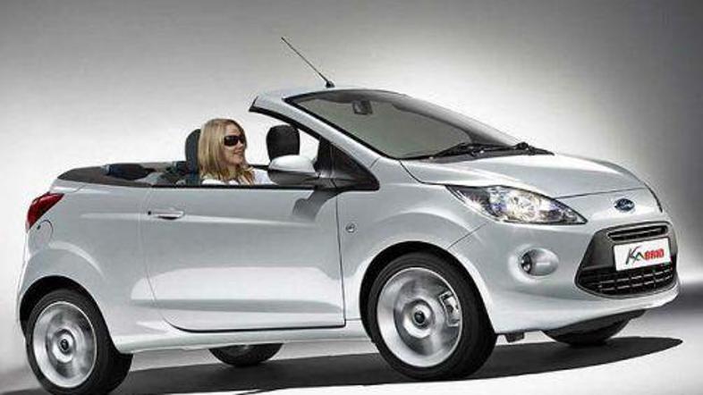 Ford naj bi čez leto dni na tržišče pripeljal model ka s trdo zložljivo streho.