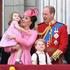 Princesa Charlotte in princ Charles na rojstnem dnevu Elizabete II.