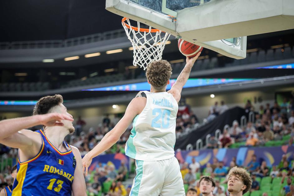 eurobasket u20 slovenija-romunija, Lovro Faganel