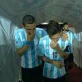 messi di maria tunel argentina