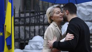Ursula von der Leyen in Volodomir Zelenski