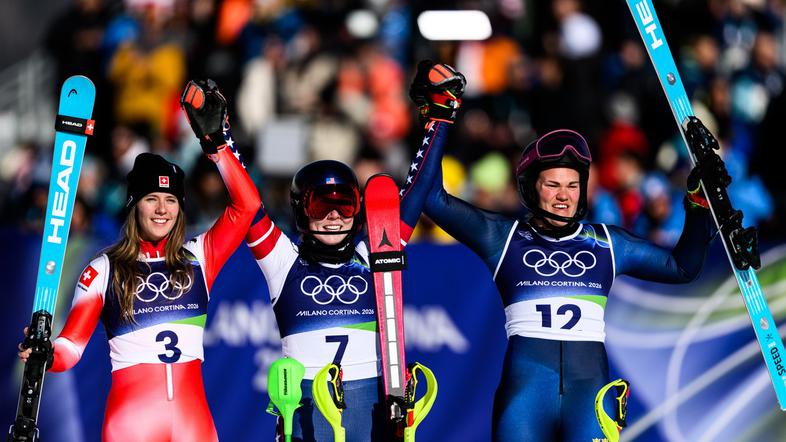 Camille Rast Mikaela Shiffrin Anna Swenn Larsson