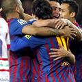 Messi Alves Xavi Barcelona Granada Liga BBVA Španija španska liga prvenstvo