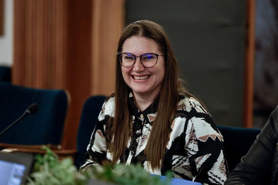 Andreja Kokalj, predstavitev kandidatke za ministrico za pravosodje | Avtor: Saša Despot