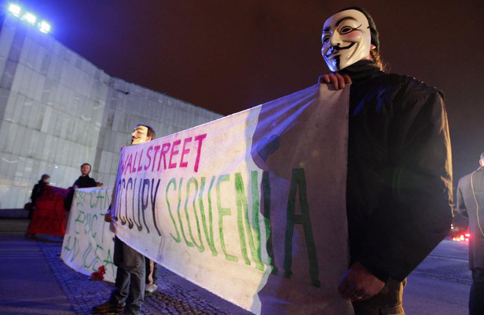 protesti Cankarjev dom
