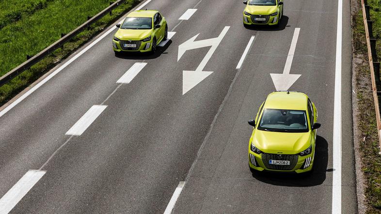 Primerjalni test treh različic peugeota 208