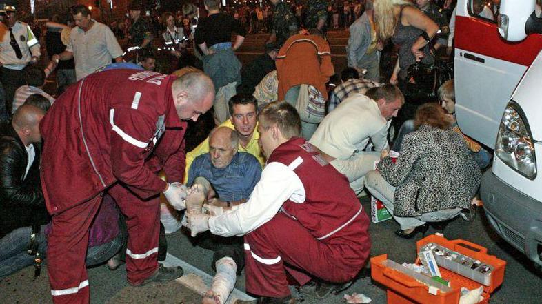 Bomba v beloruski prestolnici je ranila 50 ljudi.