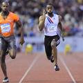 Asafa Powell je sicer dobro startal, a je Tyson Gay odlično odtekel zadnje metre