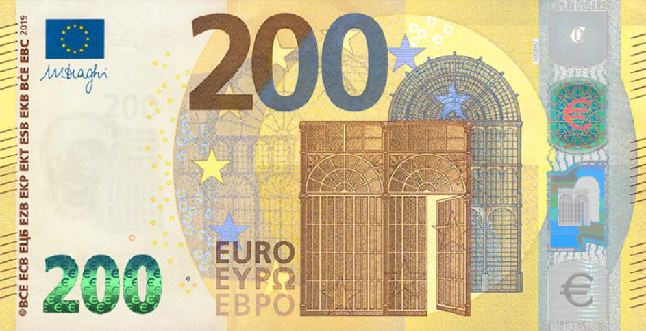 Bankovci za 100 in 200 evrov