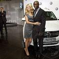 Heidi Klum in Seal sta že pozirala ob VW tiguanu.