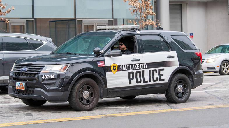 policija v Salt Lake Cityju