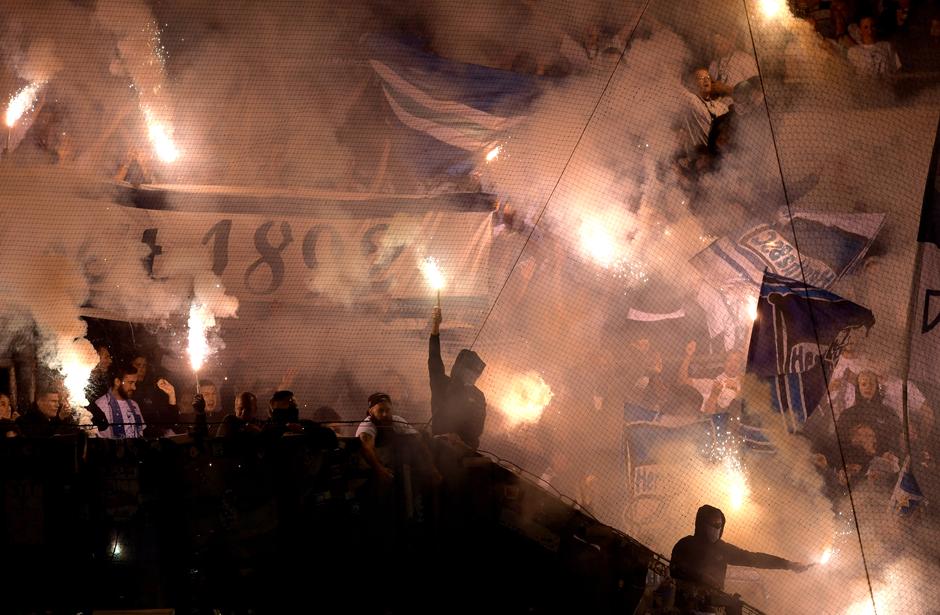 Hansa Rostock Hertha Berlin navijači | Avtor: EPA