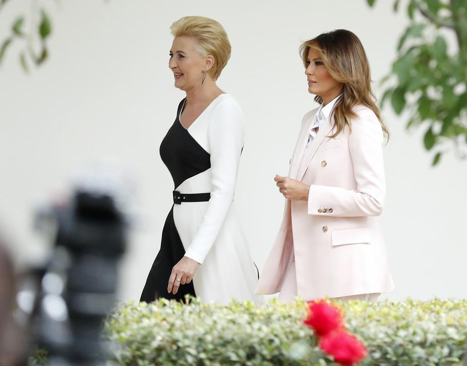 Agata Kornhauser-Duda, melania trump