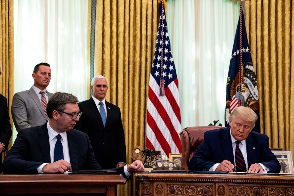 Donald Trump in Aleksandar Vučić | Avtor: Profimedia