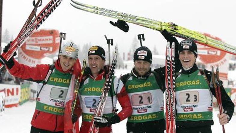 Avstrijska štafeta se je na vrh vrnila po sedmih letih.