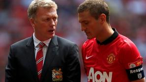 Moyes Vidić Manchester United Wigan Athletic Community Shield superpokal