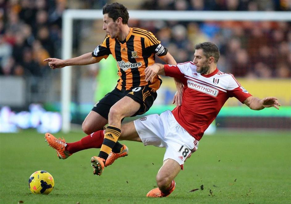 Koren Hughes Hull City Fulham Premier League Anglija liga prvenstvo