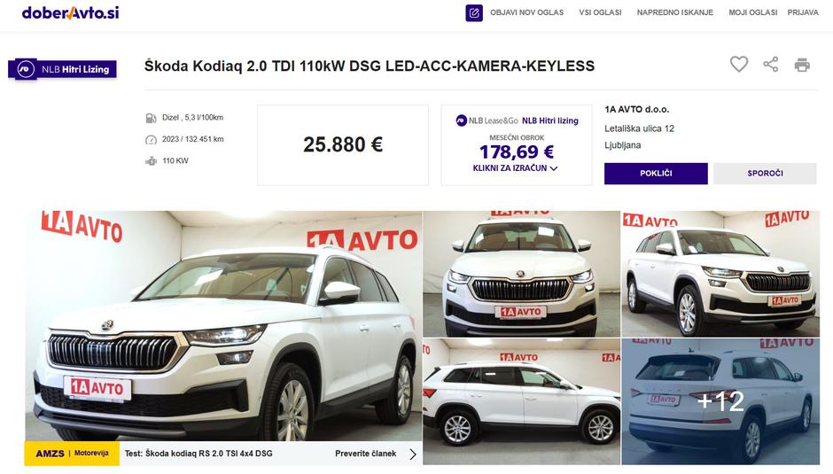 Oglasi za rabljena vozila na spletni strani DoberAvto | Avtor: Doberavto