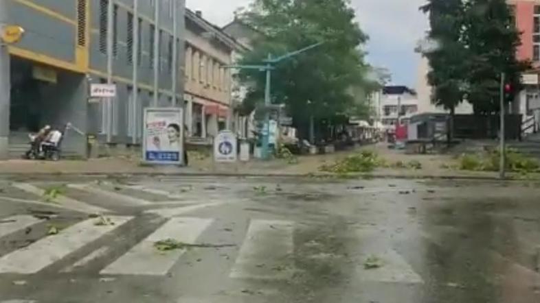 Bihać po nevihti