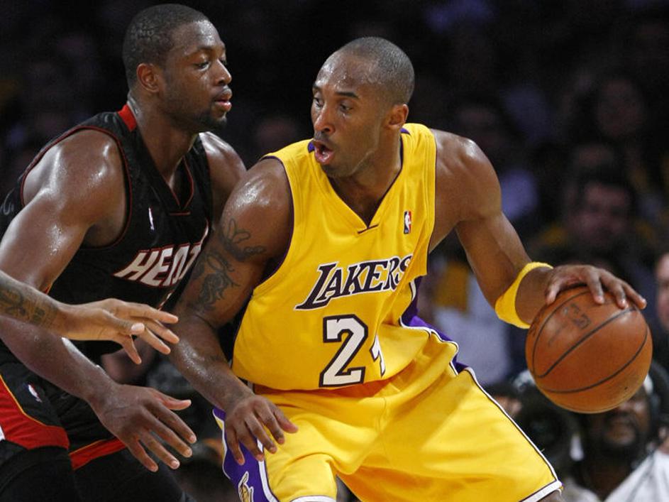 Kobe Bryant in Dwyane Wade sta bila zvezdnika tekme. (Foto: Reuters)