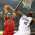 DeMar DeRozan (levo) in Samuel Dalembert