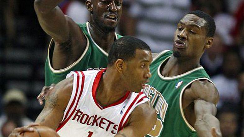 Kevin Garnett je bil prvi strelec velikega derbija lige NBA med Bostonom in Hous