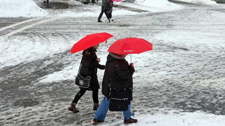 Sneg v Ljubljani