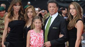 Sylvester Stallone Jennifer Flavin Sophia Sistine Rose Scarlet