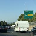 Zastoj na avtocesti, izvoz Brezovica