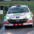 Andrej Jereb je zaradi okvare dirkalnika Peugeot 207 S2000 odstopil.