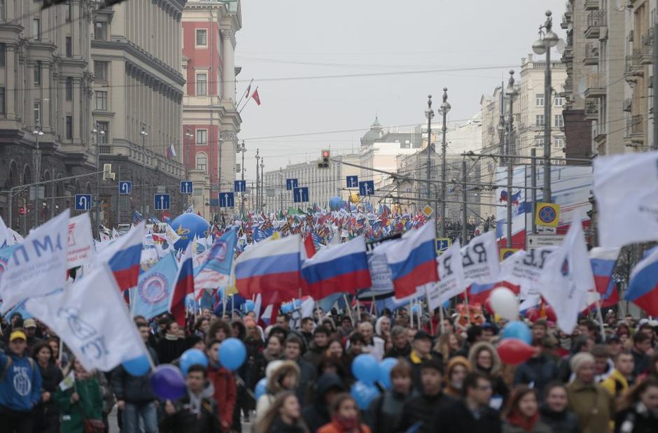 pohod ruskih domoljubov | Avtor: EPA