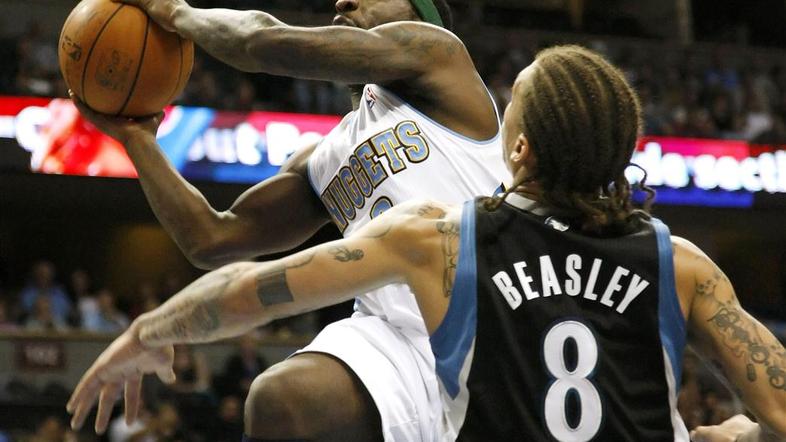 Ty Lawson in Michael Beasley