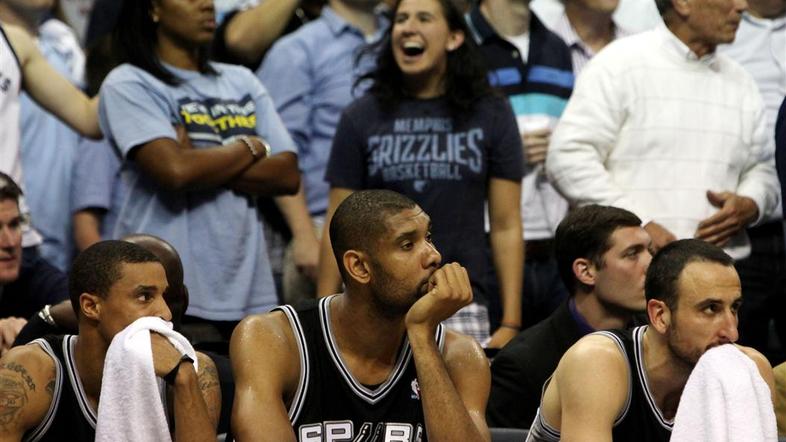 George Hill, Tim Duncan, Tony Parker