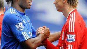 Drogba in Torres – od tekmecev do sodelavcev v napadu. (Foto: EPA)