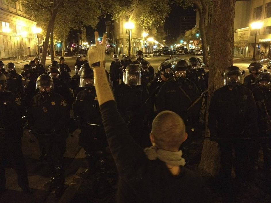 Protest v Oaklandu